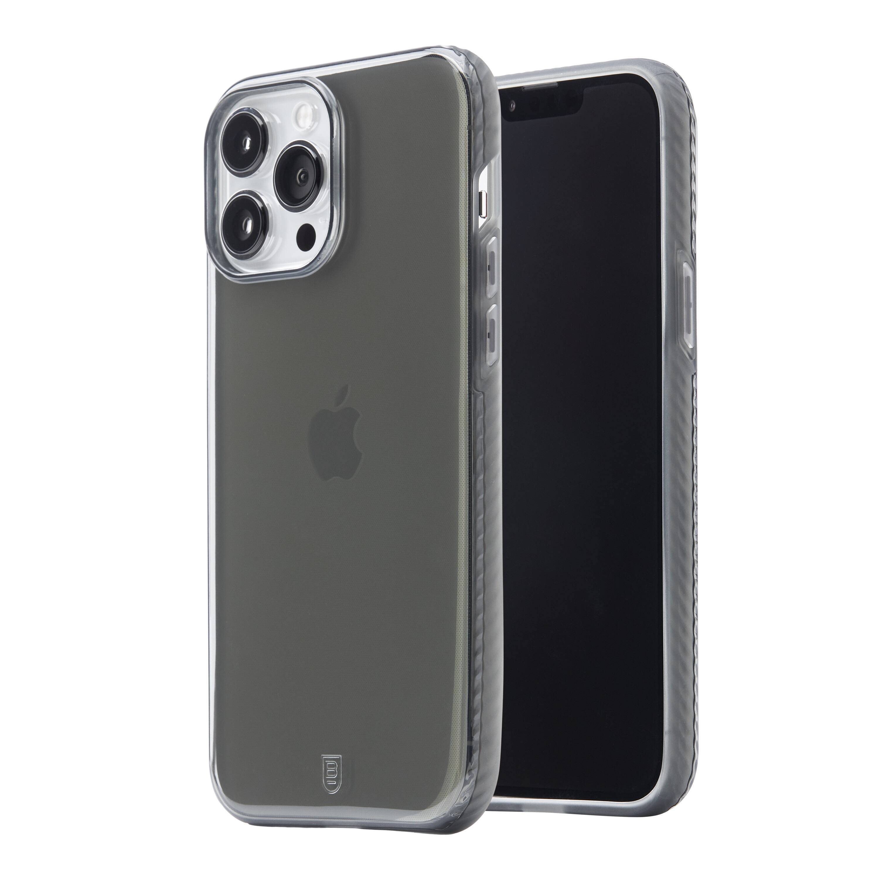 Left. BodyGuardz - Carve Case for the Apple iPhone 13 Pro Max - Gray.