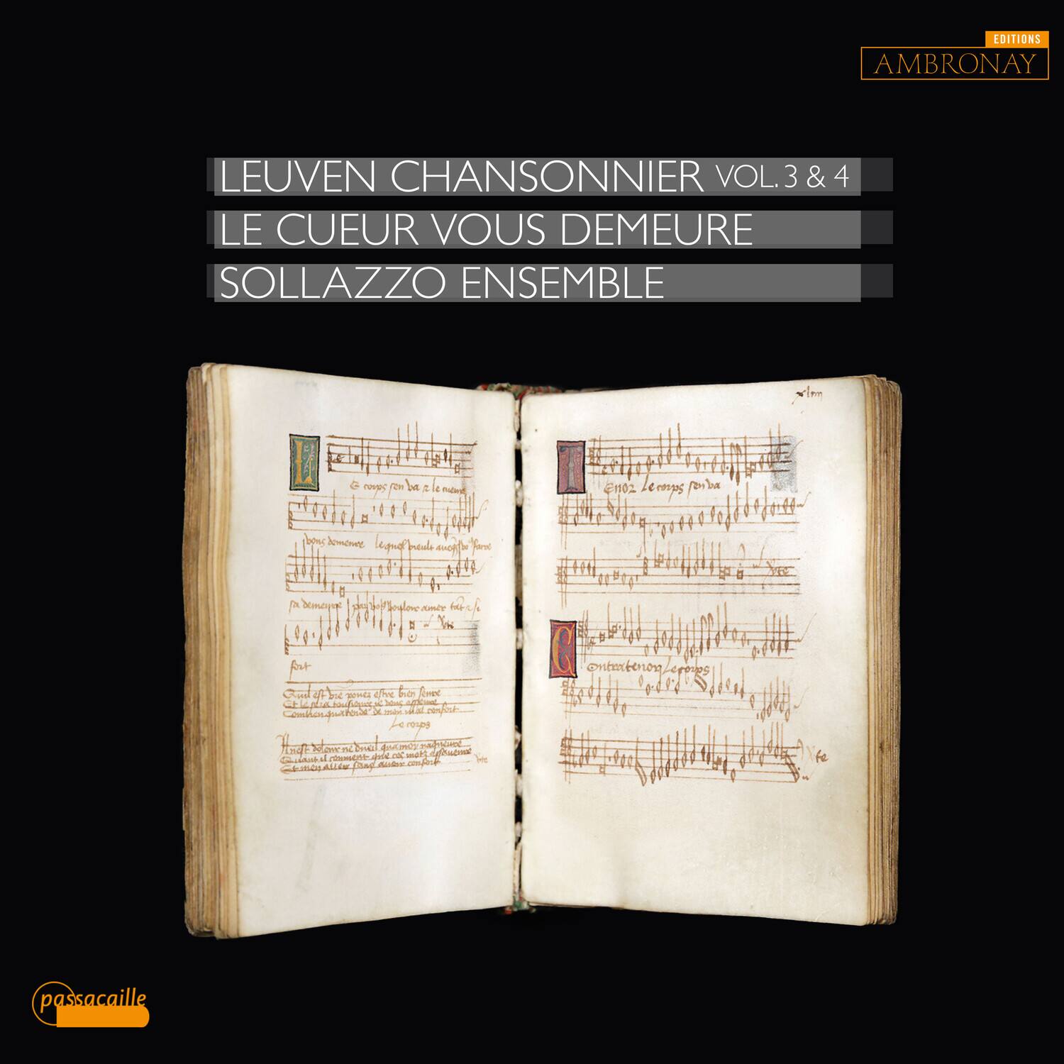 Sollazzo Ensemble - Le cueur vous demeure, Leuven Chansonnier, Vol. 3 & 4   - COMPACT DISCS [CD] price history on PriceWatchPro