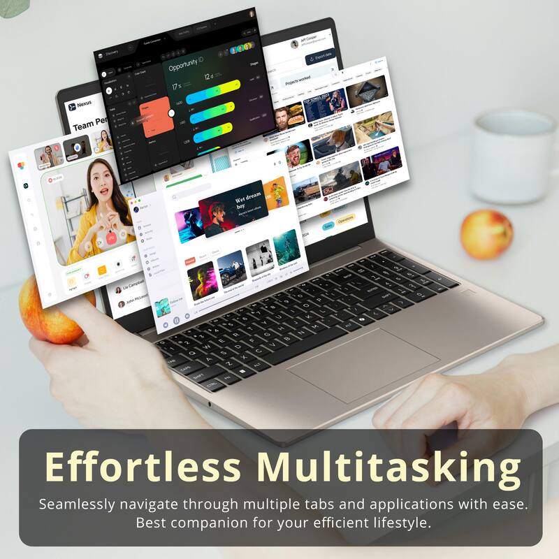 Effortless Multitasking  
Seamlessly navigate through multiple tabs and applications with ease.  
Best companion for your efficient lifestyle.
