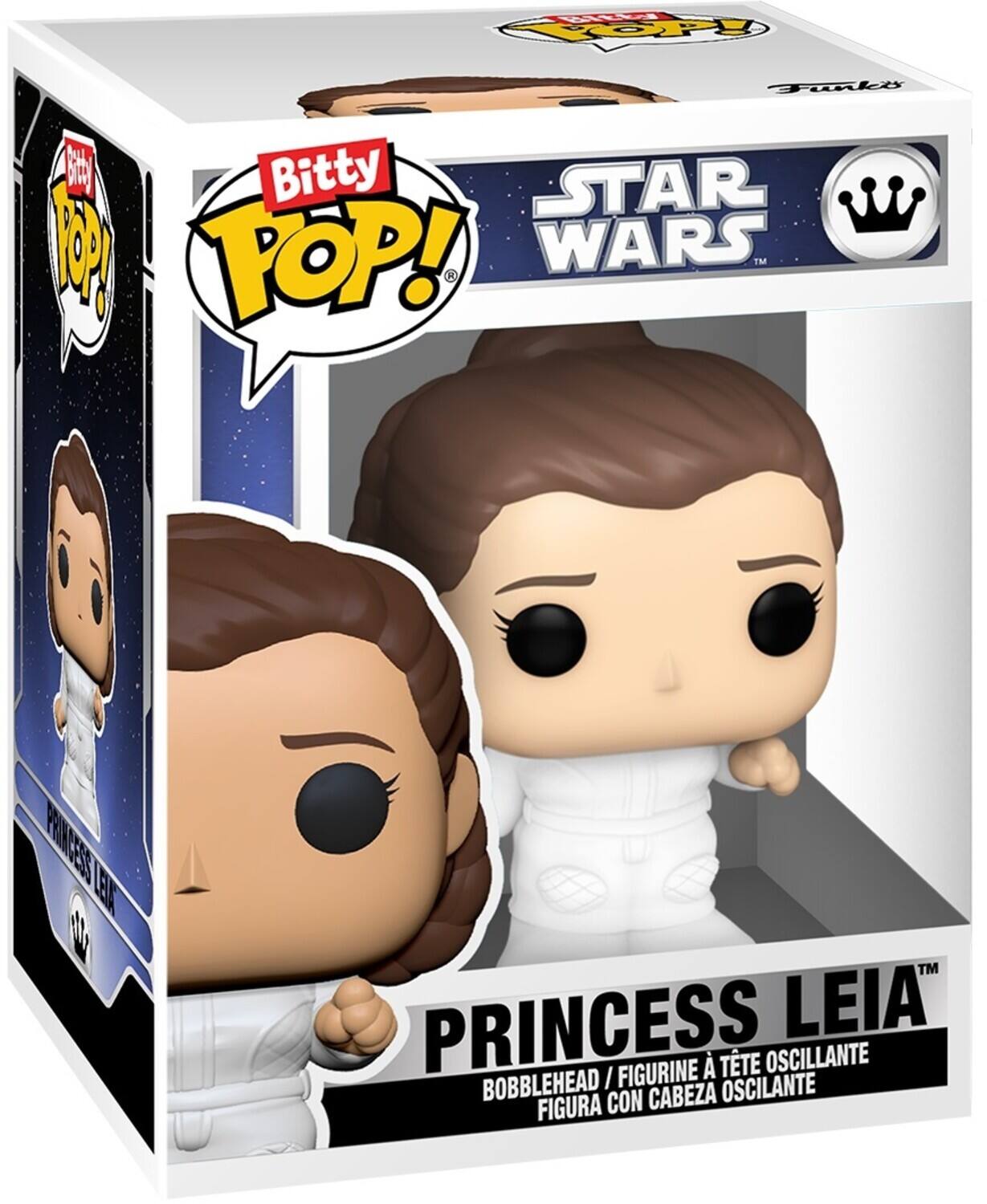 YRn OPy 4O Funki B Bitty STAR A POP! WARS TM PNEESS LEK 0 TM PRINCESS LEIA FIGURINE  TTE OSCILLANTE BOBBLEHEAD I OSCILANTE FIGURA CON CABEZA