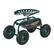 Alt View 5. VEVOR - Rolling Garden Cart with Swivel Seat, Heavy Duty Garden Seat with Storage Basket & Tool Tray, 300 lbs Weight Capacity - Red + Black.