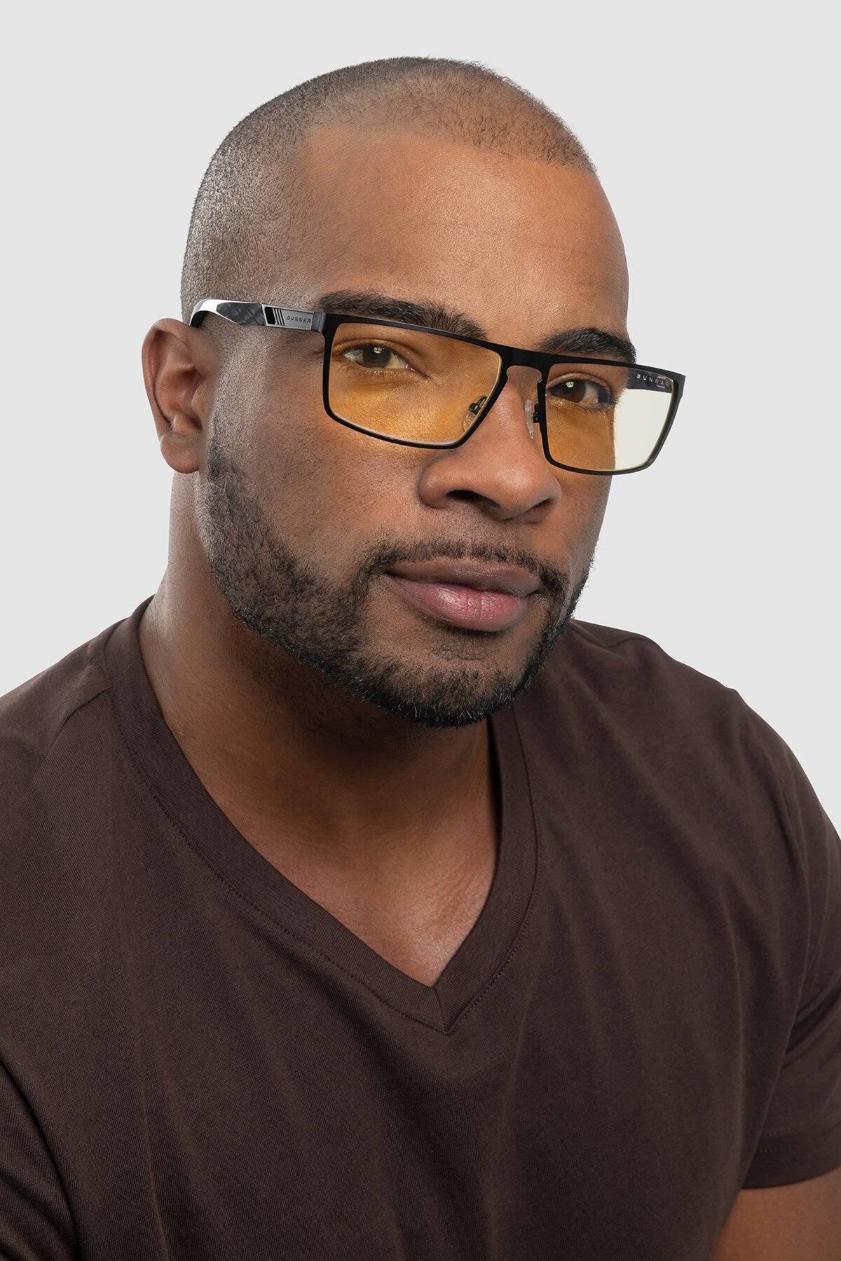 Alt View 2. GUNNAR - GUNNAR Computer Glasses  -  Fremont, Onyx, Clear Pro Lens - Blue Light Blocking, For Graphic Designers/Photographers - Onyx.