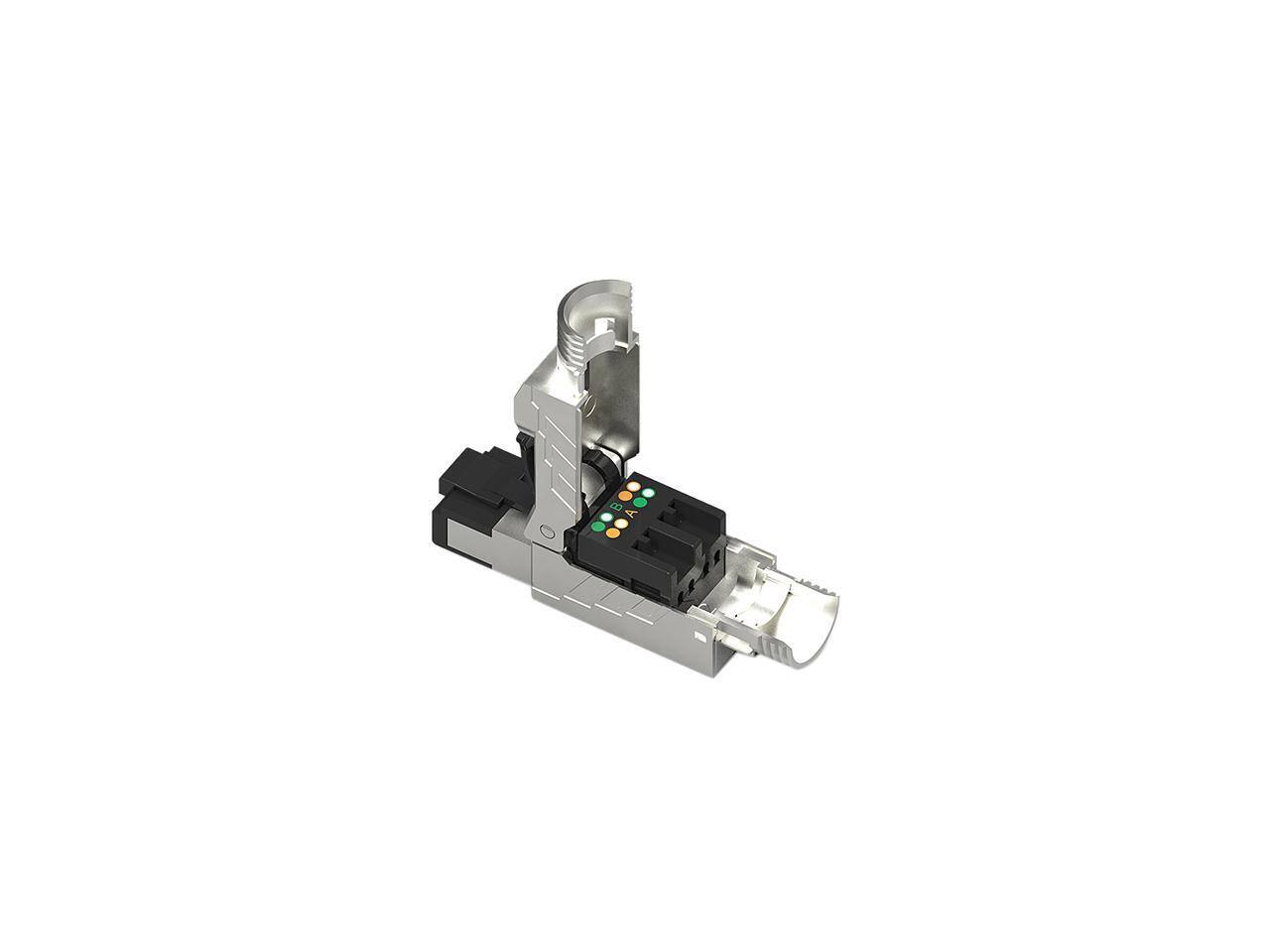 Alt View 1. Nippon Labs - Nippon Labs 60CAT8-PG Cat.8 RJ45 Tool Less Shielded Plug (Single Piece).