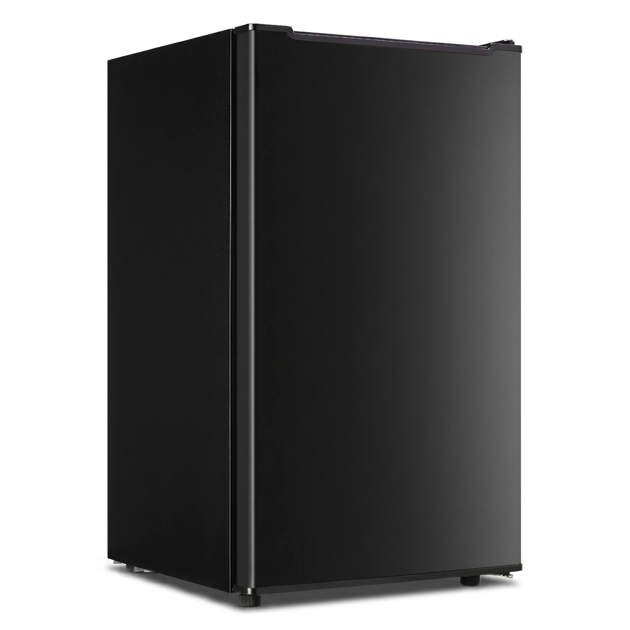 Angle. Loheer - 2.8 Cu. Ft. Compact Upright Freezer with -9.4°F Deep Freeze and Mechanical Control - BLACK.