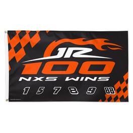 WinCraft - JR Motorsports 100th Xfinity Series Wins 3' x 5' Single-Sided Deluxe Flag - Multicolor