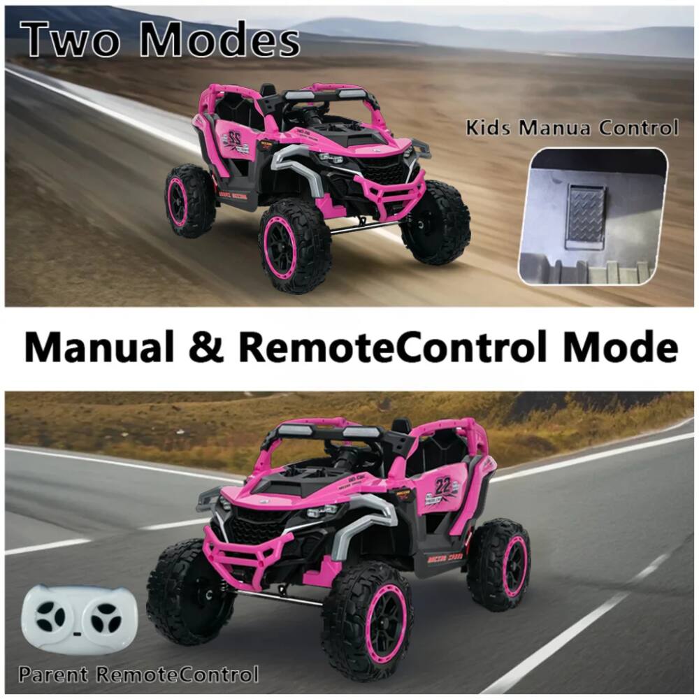 Two Modes

Kids Manual Control

Manual & Remote Control Mode

Parent Remote Control