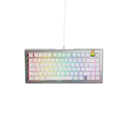 Glorious - GMMK 3 PRO HE 75% Wired Hall-Effect Linear Switch Gaming Keyboard with Rapid Trigger and Adjustable Actuation - Silver