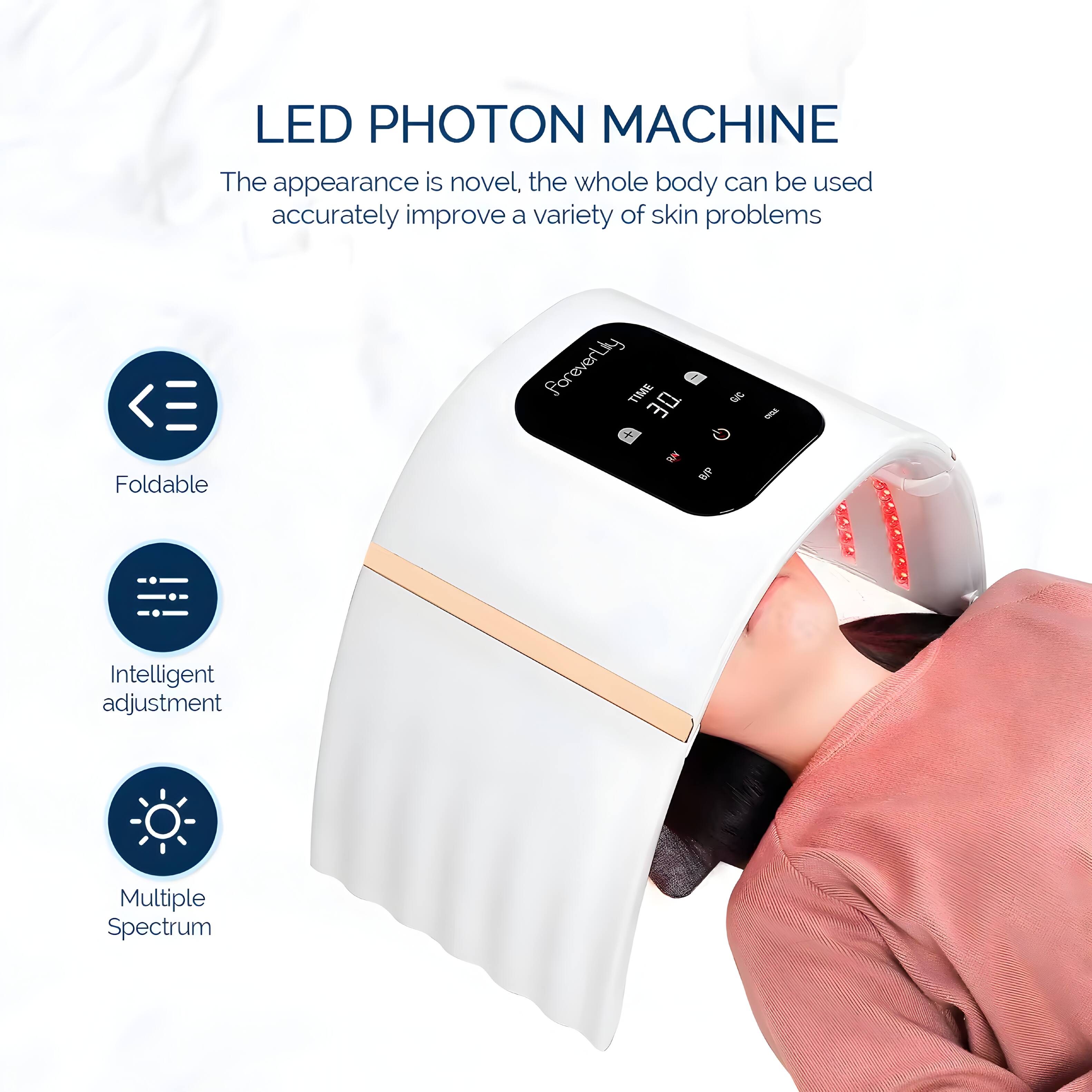 LED PHOTON MACHINE

The appearance is novel, the whole body can be used accurately improve a variety of skin problems

Foldable

Intelligent adjustment

Multiple Spectrum