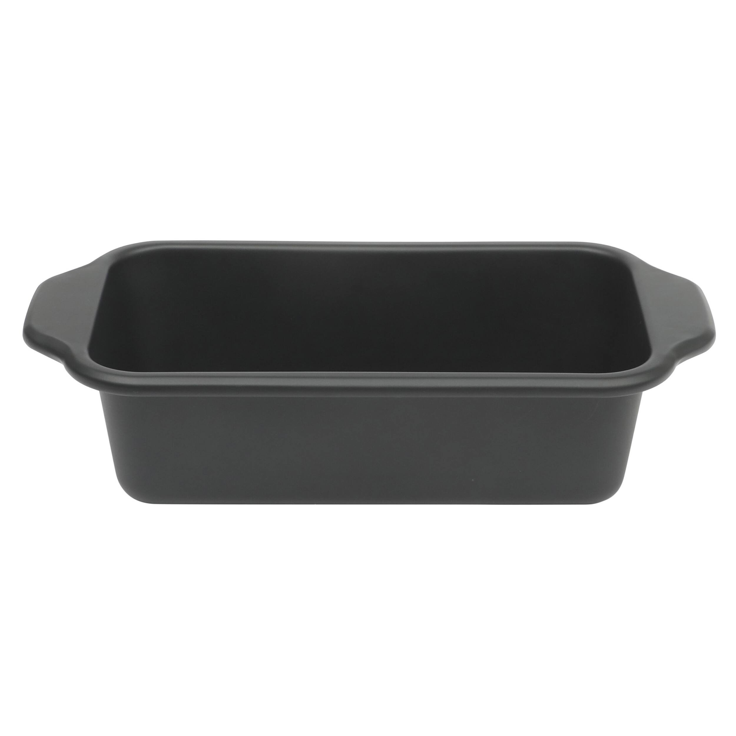 Alt View 1. Oster - Oster Teston Platinum Collection 9 Inch Nonstick Carbon Steel Loaf Pan in Matte Black - Matte Black.