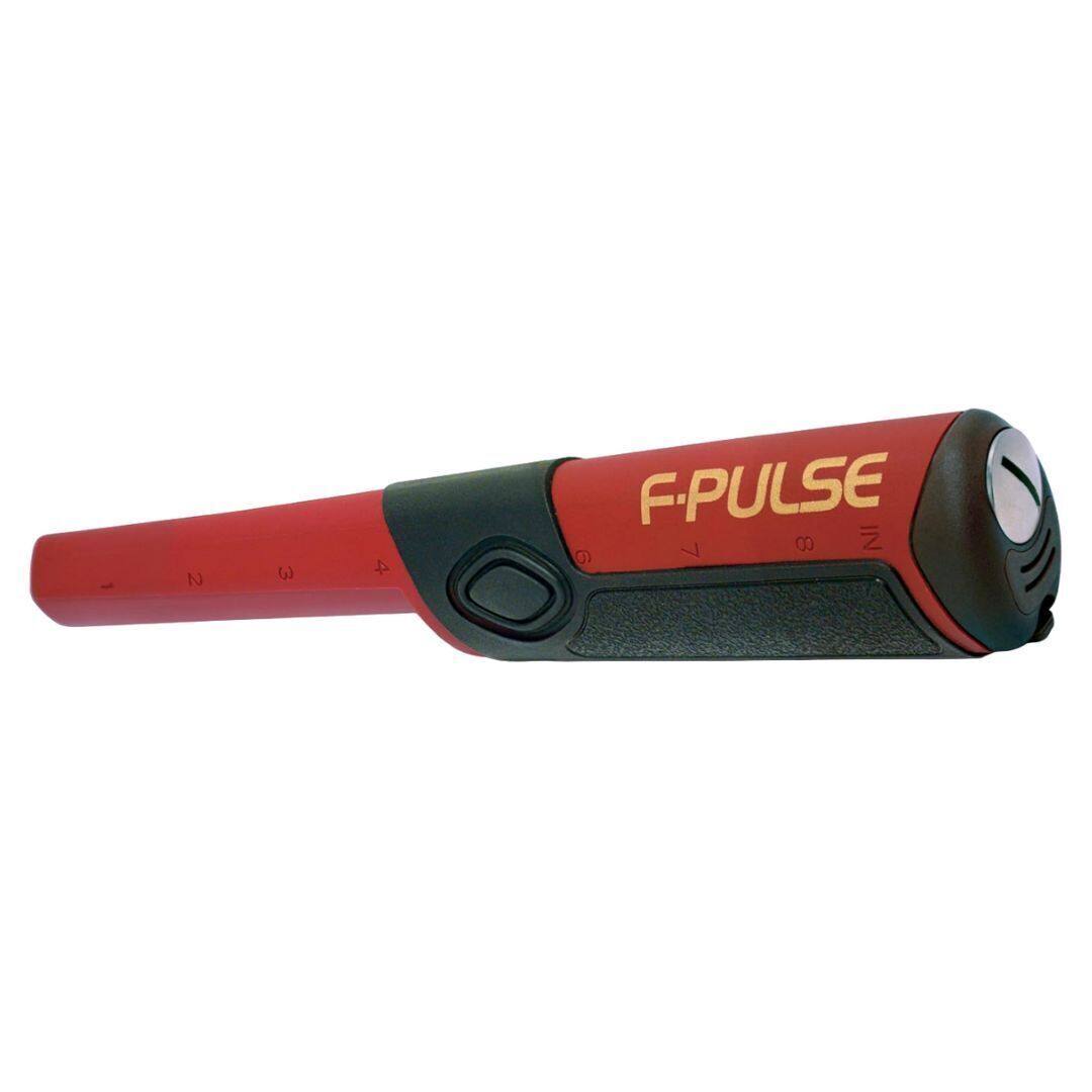 Front. Fisher - Fisher F-Pulse Waterproof Pinpointer Metal Detector, Red.