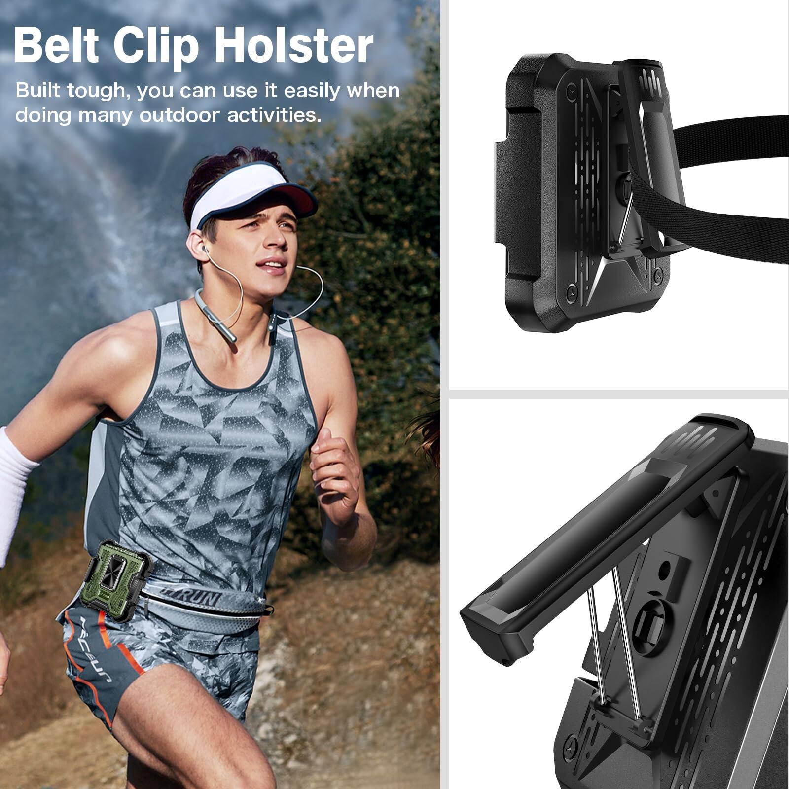 Belt Clip Holster

Built tough, you can use it easily when doing many outdoor activities.