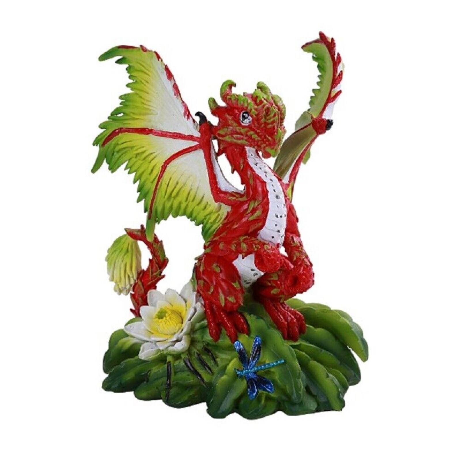 Pacific Trading - Fantasy Green Thumb Exotic Dragonfruit Dragon Statue Figurine 5 inch by Stanley Morrison