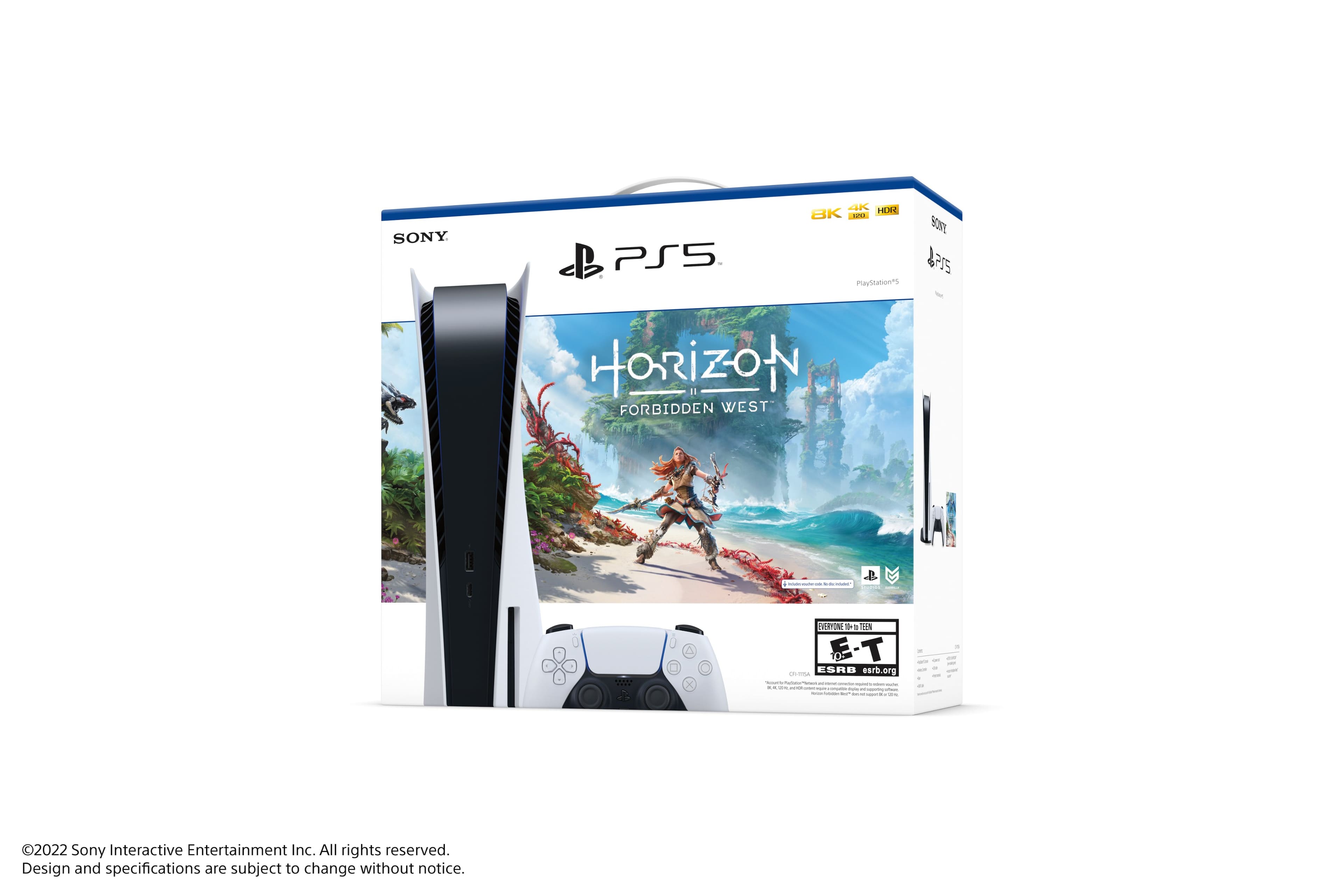 Best Buy: Sony PlayStation 5 Console – Horizon Forbidden West Bundle White  1000032000