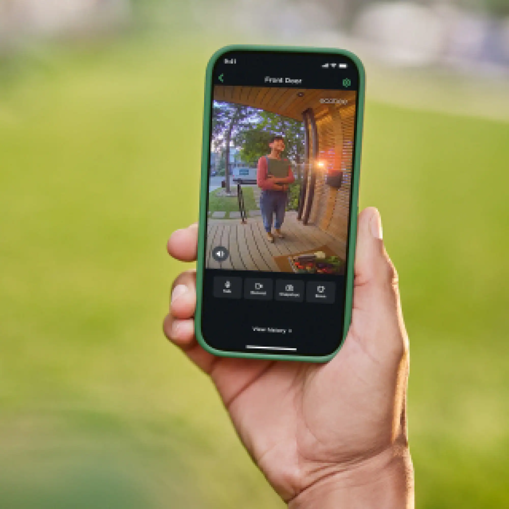 Alt View 17. ecobee - Smart Video Doorbell - Wired with Advanced Person and Package Detection - Black.