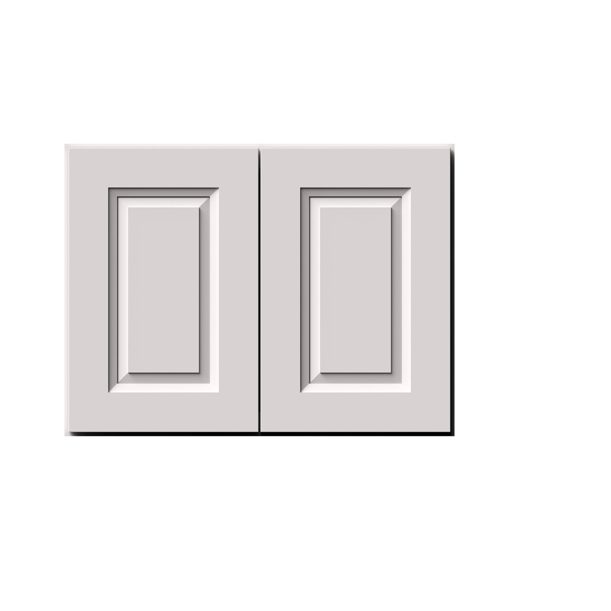 Alt View 1. Boyel Living - 24-in W x 18-in H x 12-in D Shaker RTA Kitchen Wall Cabinet with Soft-Close Doors - Glacier White.