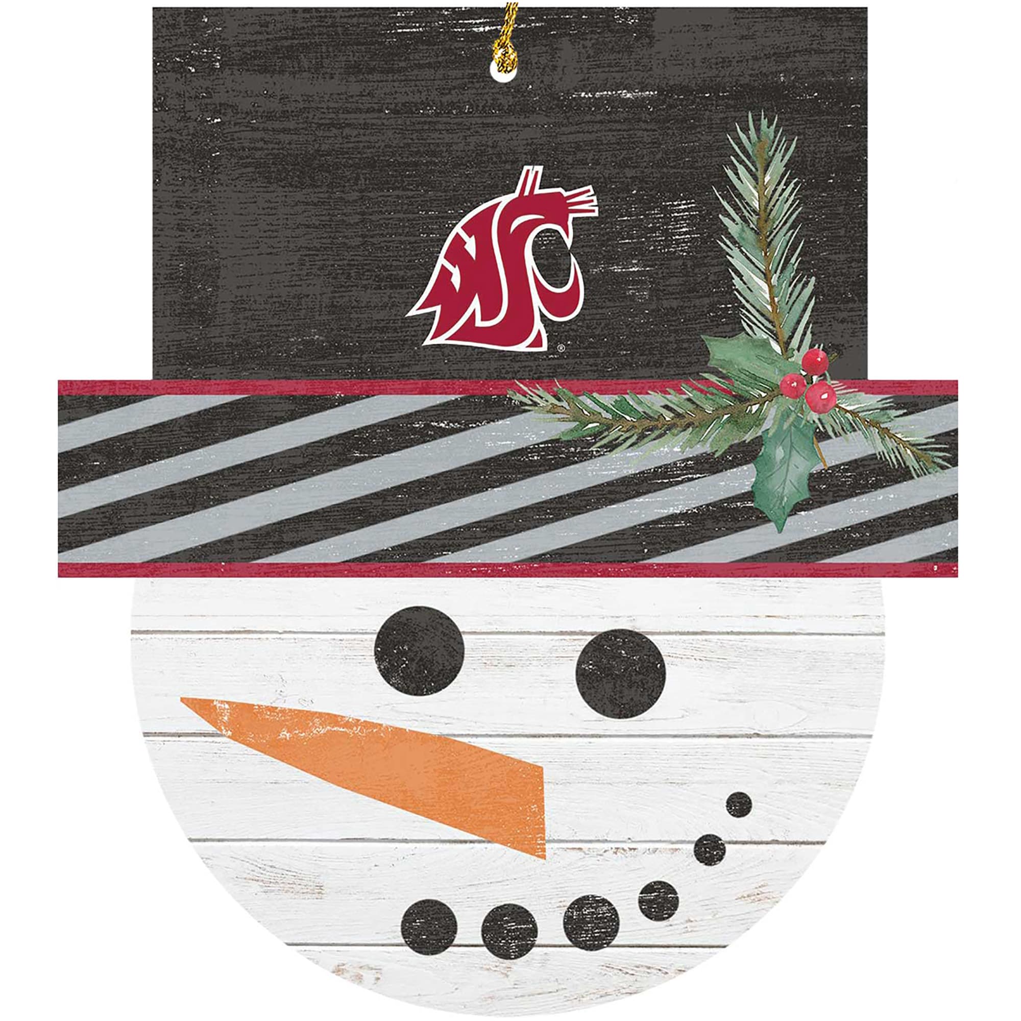Alt View 3. Jardine - Washington State Cougars Ornament Bundle - White.