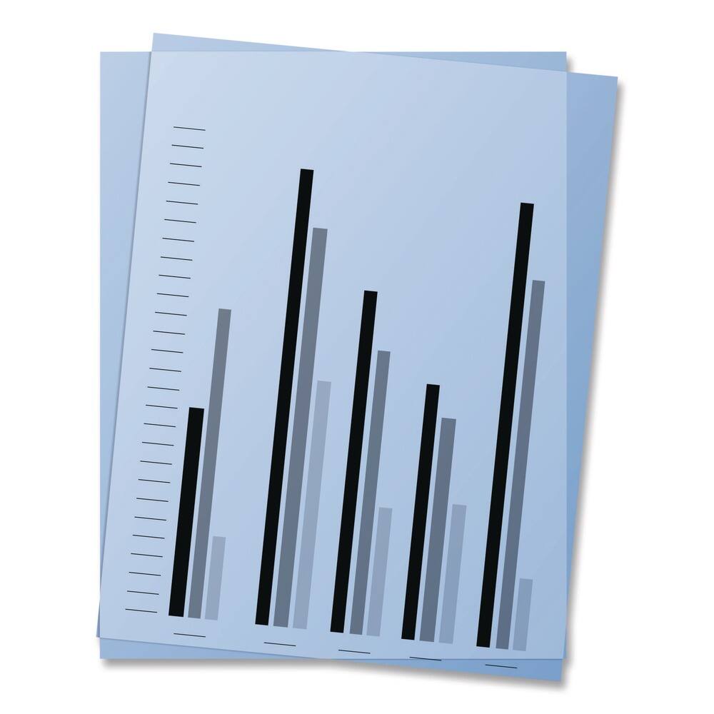 Back. Apollo - VPP100CE-A 8.5 in. x 11 in. Plain Paper Transparency Film - Black on Clear (100/Box) - Black on Clear.