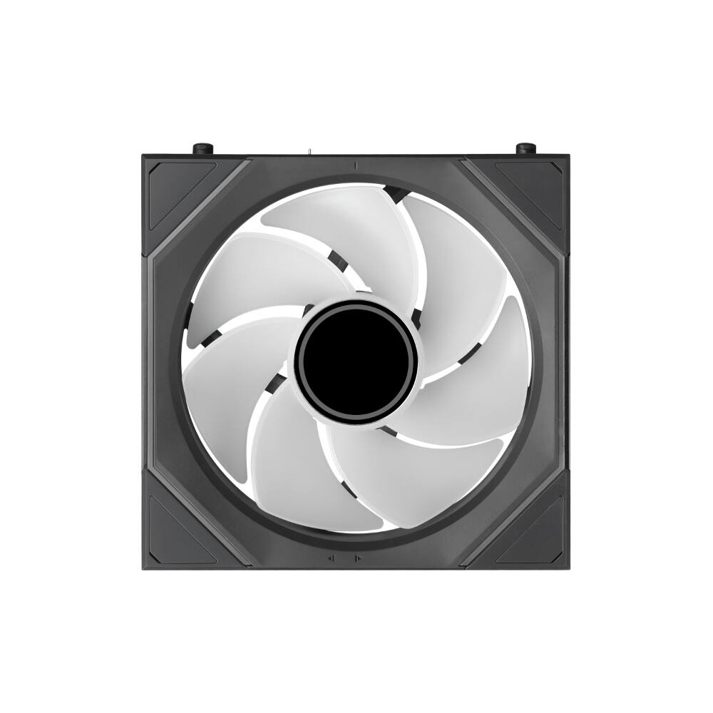 Alt View 1. Lian Li - UNI FAN SL Infinity Flex 120mm Reverse Blade ARGB Fan, 3 Pack, Controller Included, (12RSLIN1F3B) - Black.