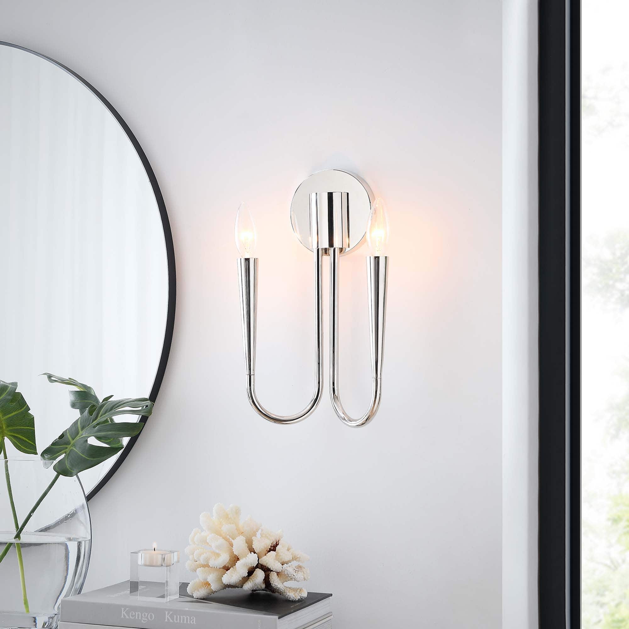Penrose 2-Light Wall Sconce by Modway - Polished Nickel