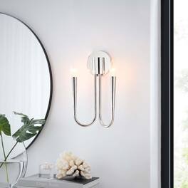Penrose 2-Light Wall Sconce by Modway - Polished Nickel