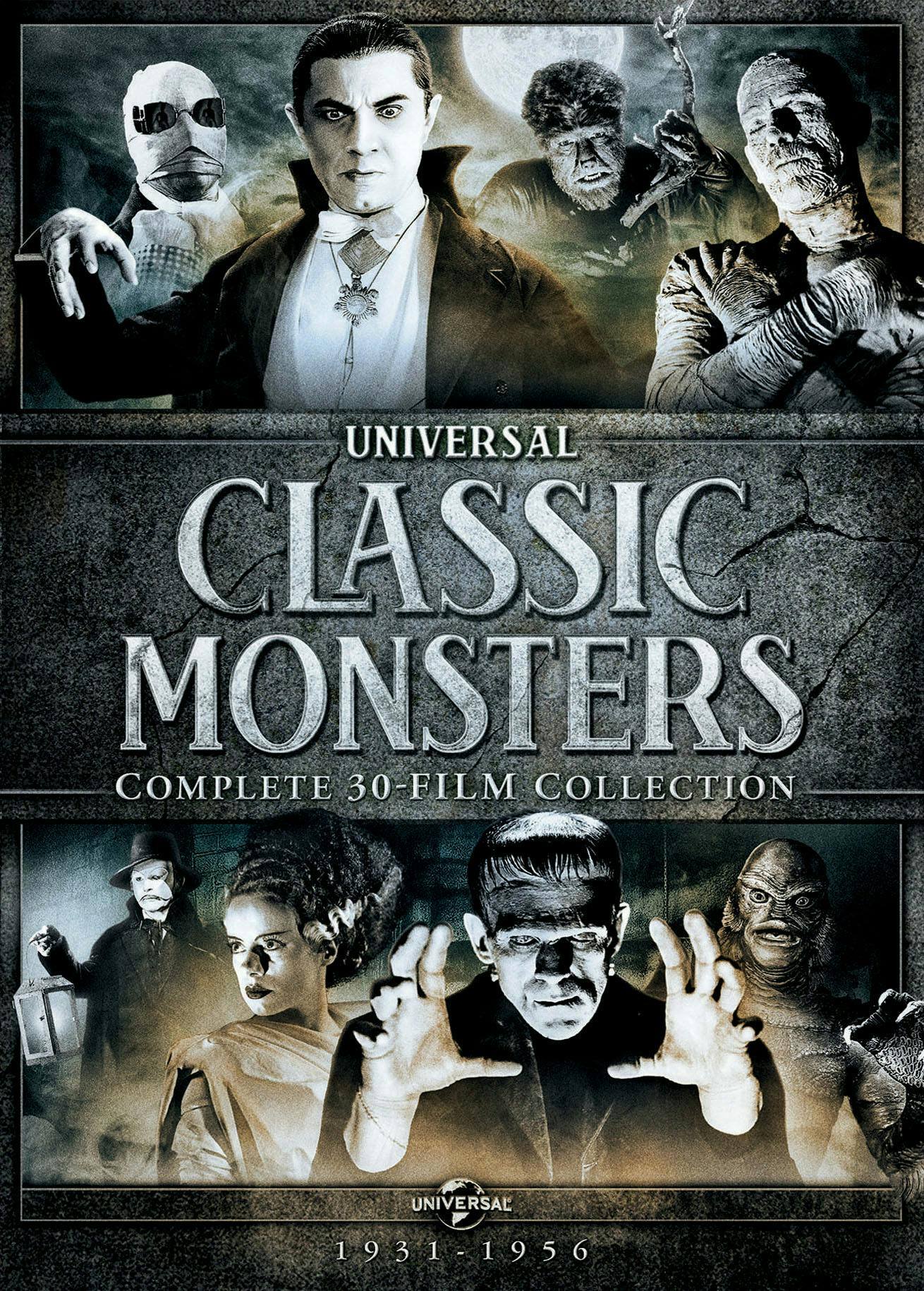 Front. Universal Classic Monsters: Complete 30-Film Collection (Box Set) [DVD].