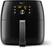 Angle. Philips - Premium Twin Turbostar Digital Airfryer HD9741/96 - Black.