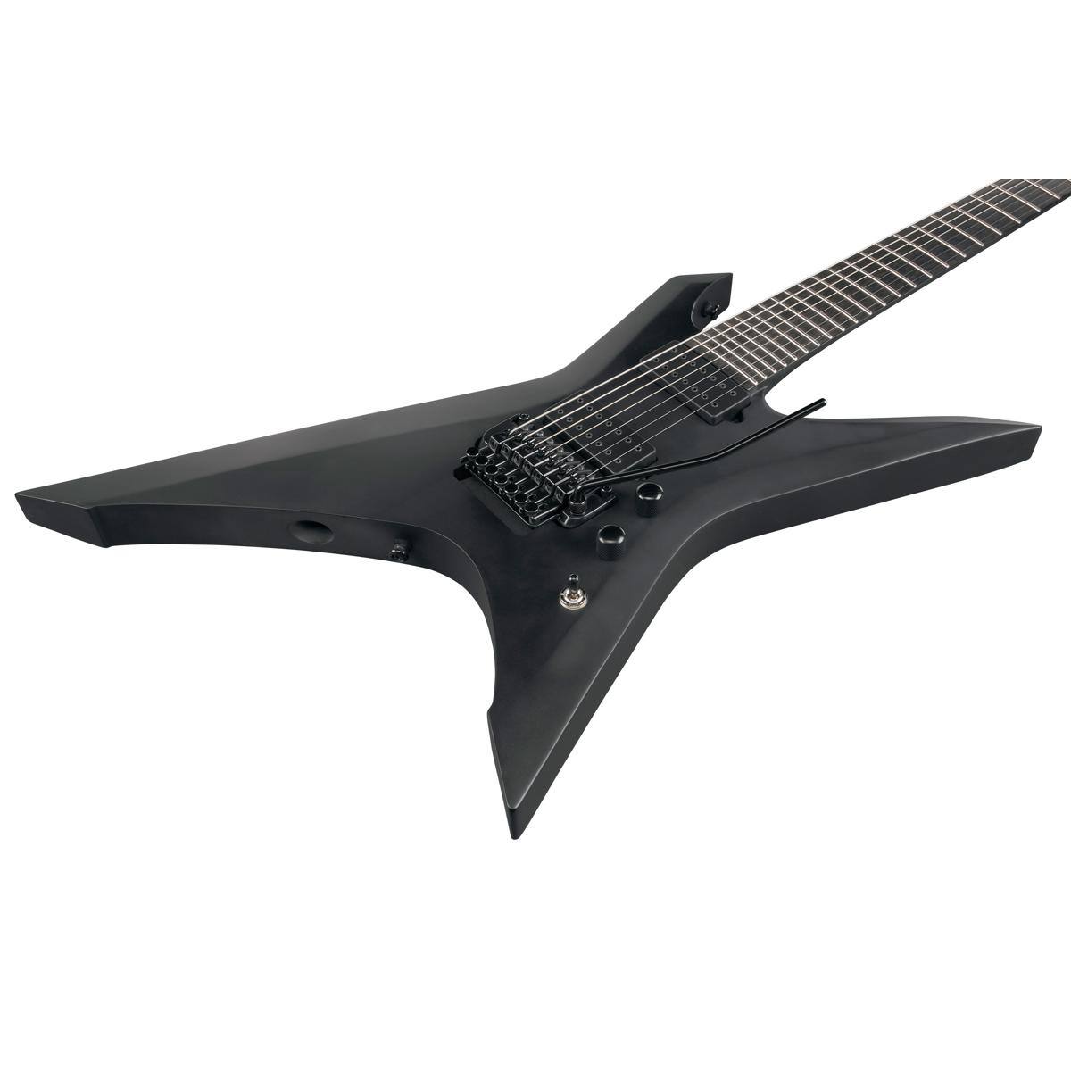 Alt View 5. Ibanez - Ibanez Iron Label Xiphos Series XPTB720 7-String Electric Guitar, Black Flat.