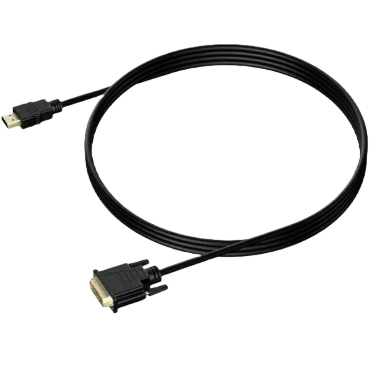 Alt View 1. Sanoxy - HDMI to DVI Cable, 10 ft - Black.