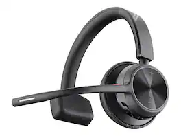 HP - Poly Voyager 4310 USB-C Headset w/ Charge Stand, Mono Bluetooth, Siri & Google Assistant - Black