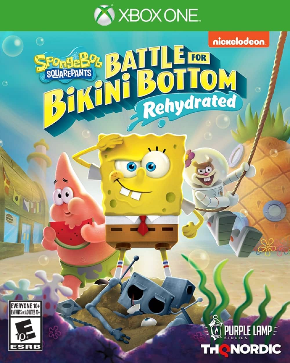 Front. Purple Lamp Studios - SpongeBob SquarePants: Battle for Bikini Bottom - Rehydrated.
