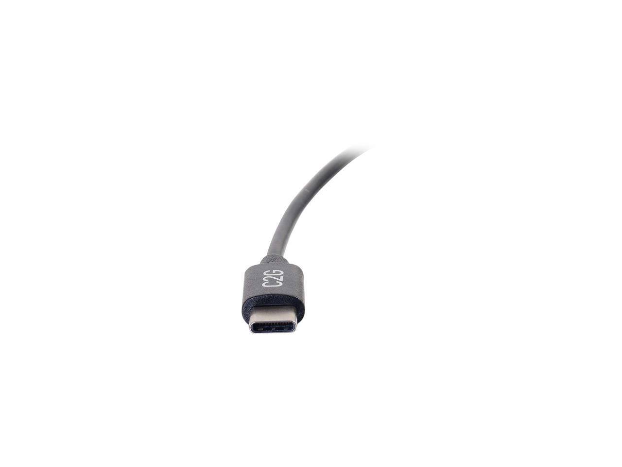 Alt View 2. Cables to Go - C2G 28825 USB-C Cable - USB-C 2.0 Male to Male Cable (3A Charging) (3 Feet, 0.91 Meters).