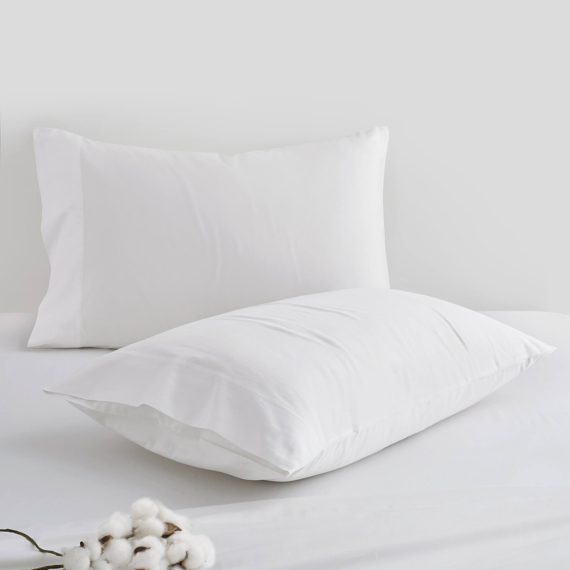 Back. Nest - Puredown 400 Thread Count Organic Cotton Sheet Set - White.