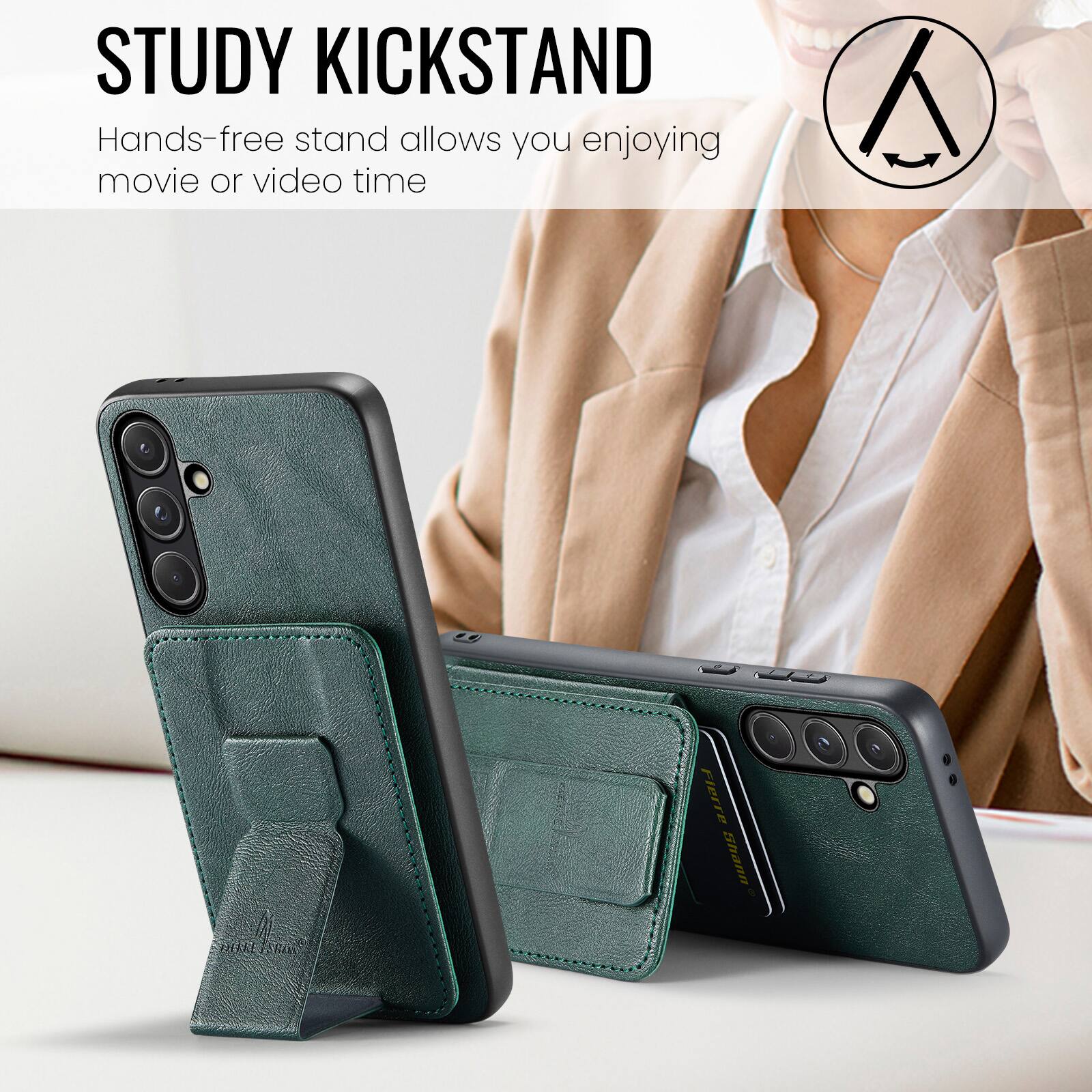 STUDY KICKSTAND  
Hands-free stand allows you enjoying movie or video time