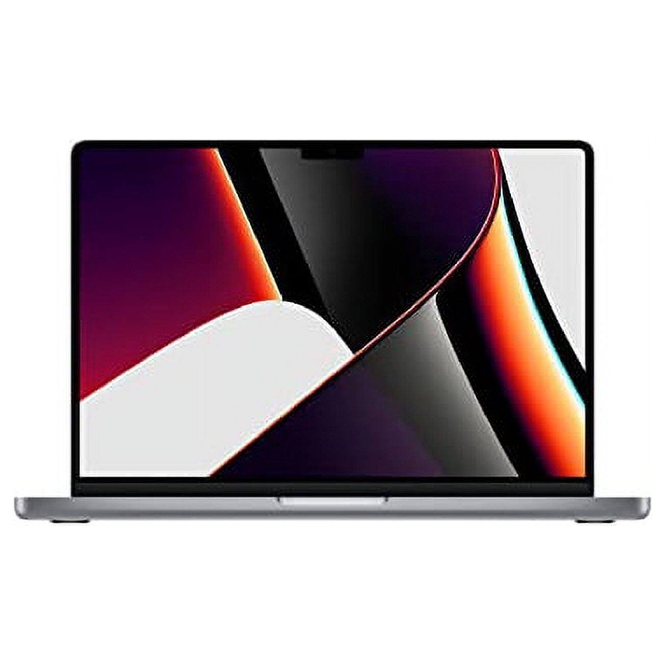 Front. Apple - MacBook Pro 14-Inch "M1 Pro" 10 CPU/16 GPU 16 GB - 1 TB SSD  Bundle with Keyboard Cover and Case - Gray.