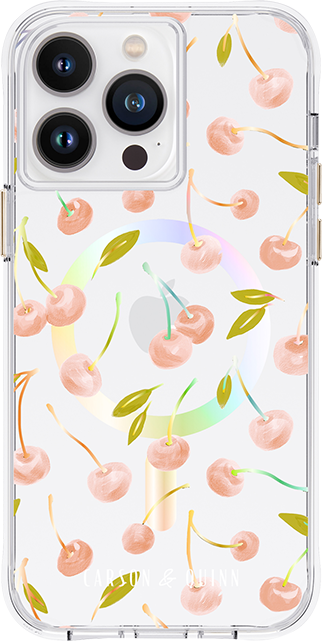 Carson & Quinn Cherry On Top with MagSafe Case - Multi - iPhone 14/13 Carson & Quinn Cherry On Top with MagSafe Case - Multi - iPhone 14/13