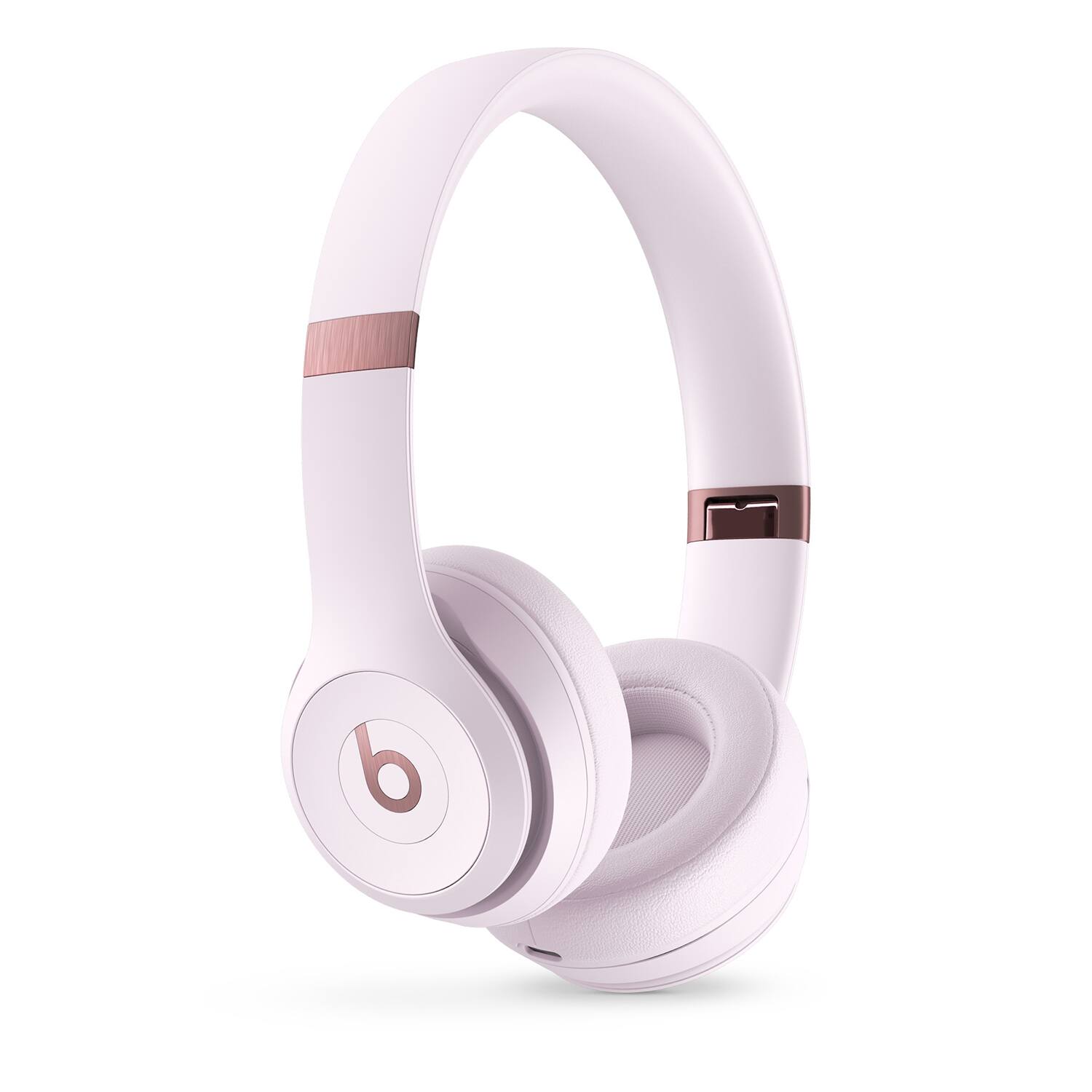 Angle. Beats - Beats Solo 4 Bluetooth Wireless On-Ear Headphones with MightySkins Protective Skins and 1 Year Extended Warranty Bundle - Cloud Pink.
