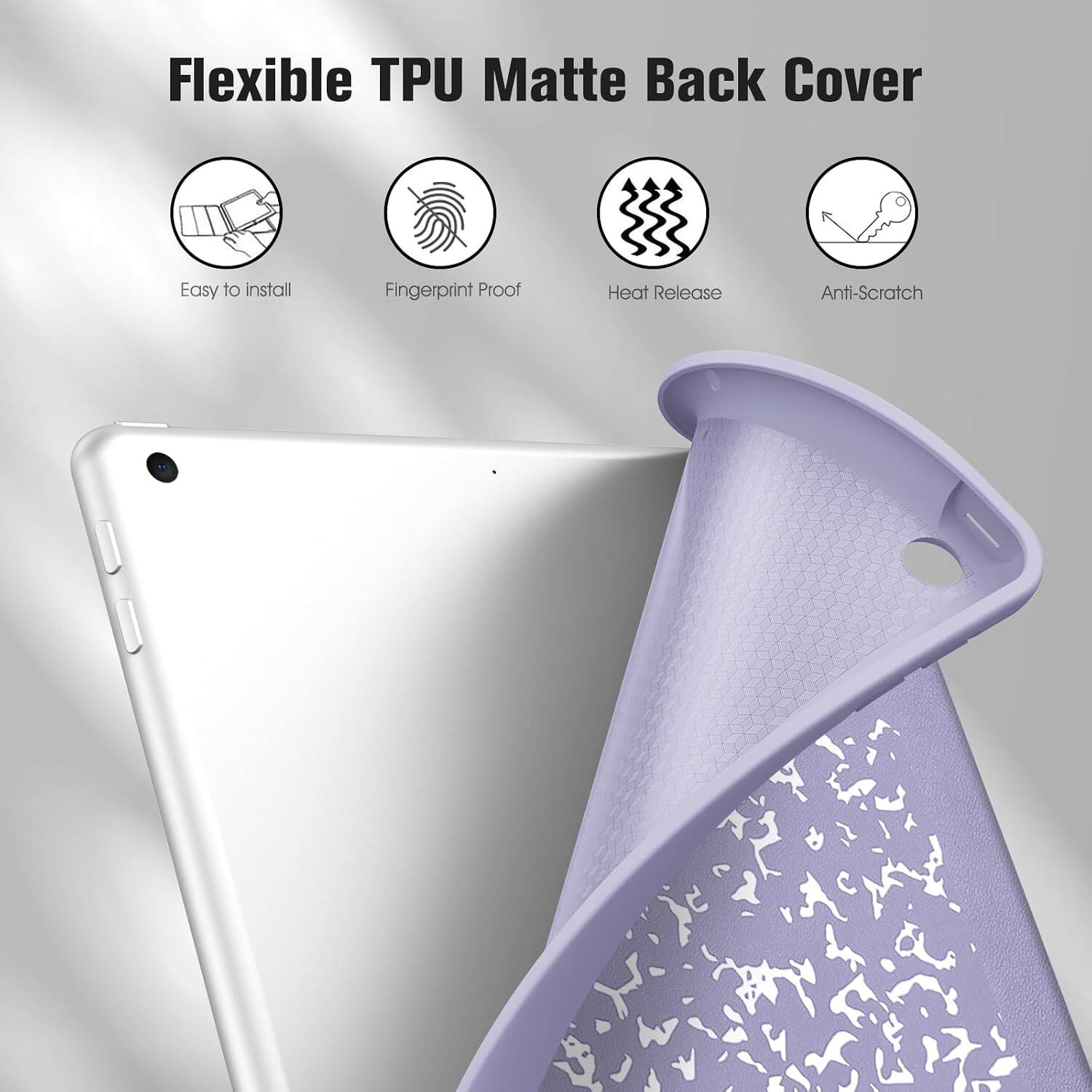 Flexible TPU Matte Back Cover

- Easy to install
- Fingerprint Proof
- Heat Release
- Anti-Scratch