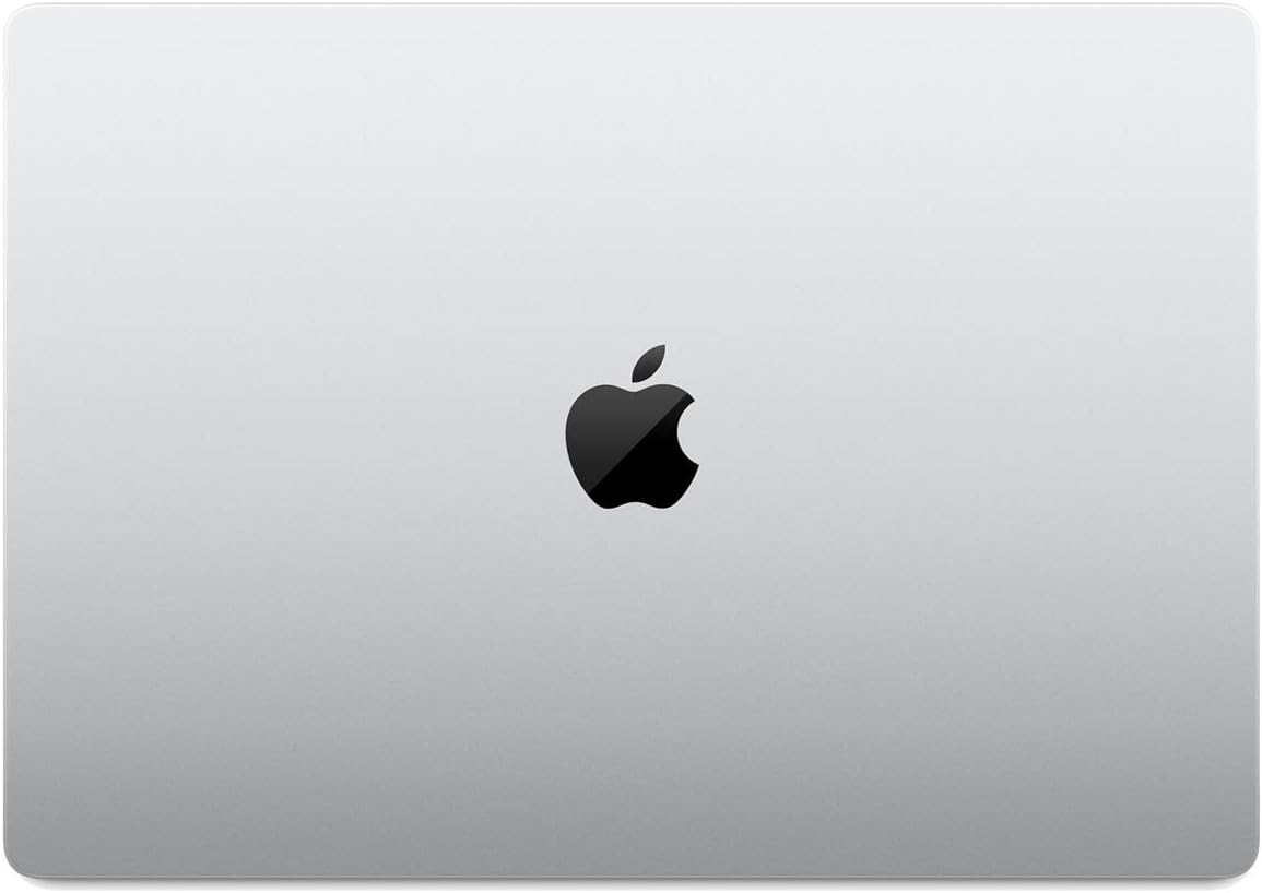 Left. Apple - MacBook Pro 16" Laptop - Apple M1 Pro chip - 16GB Memory - 512GB SSD - Silver.