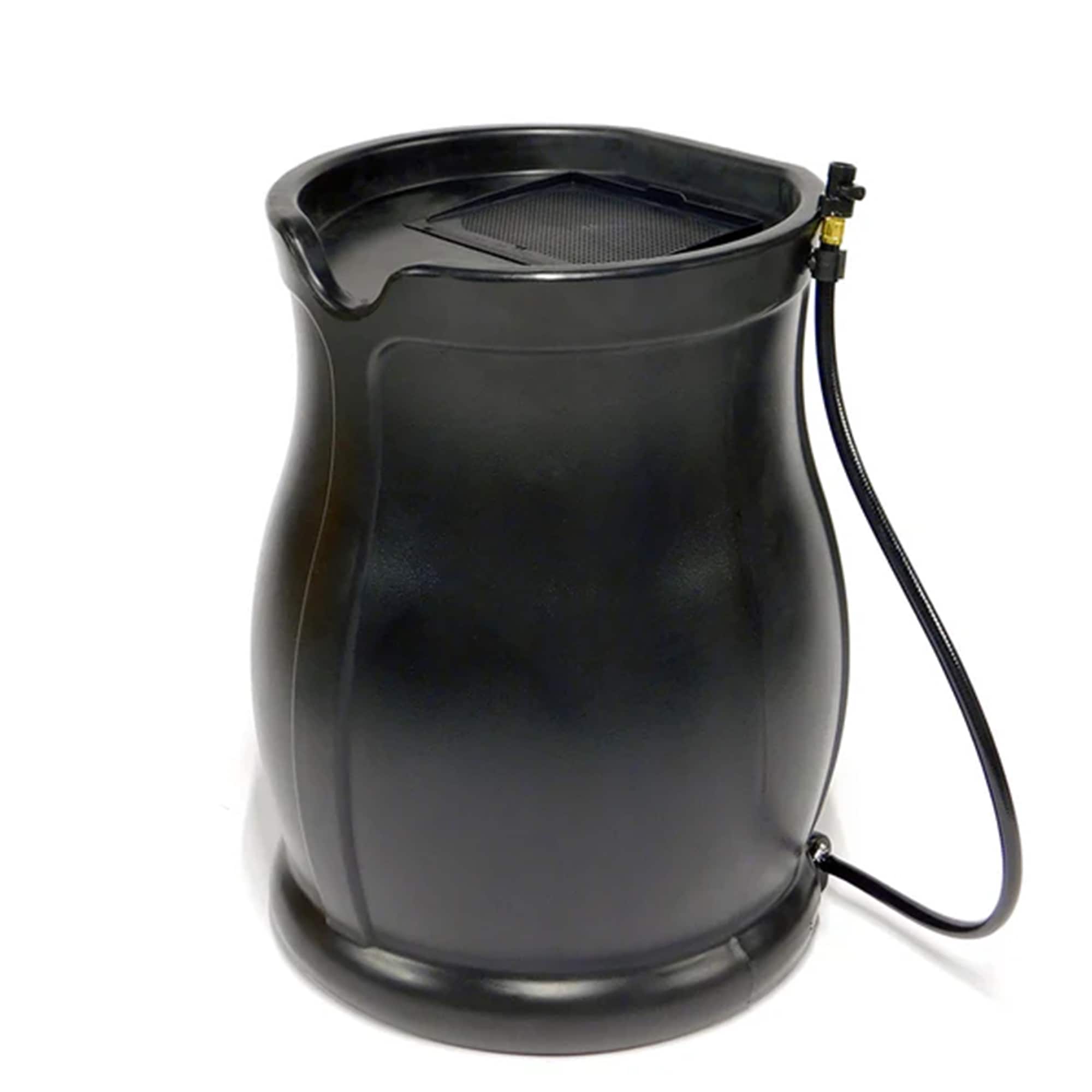 FCMP Outdoor - Catalina 45 Gallon Water Catcher Rain Barrel w/ Flat Back - Black price history on PriceWatchPro