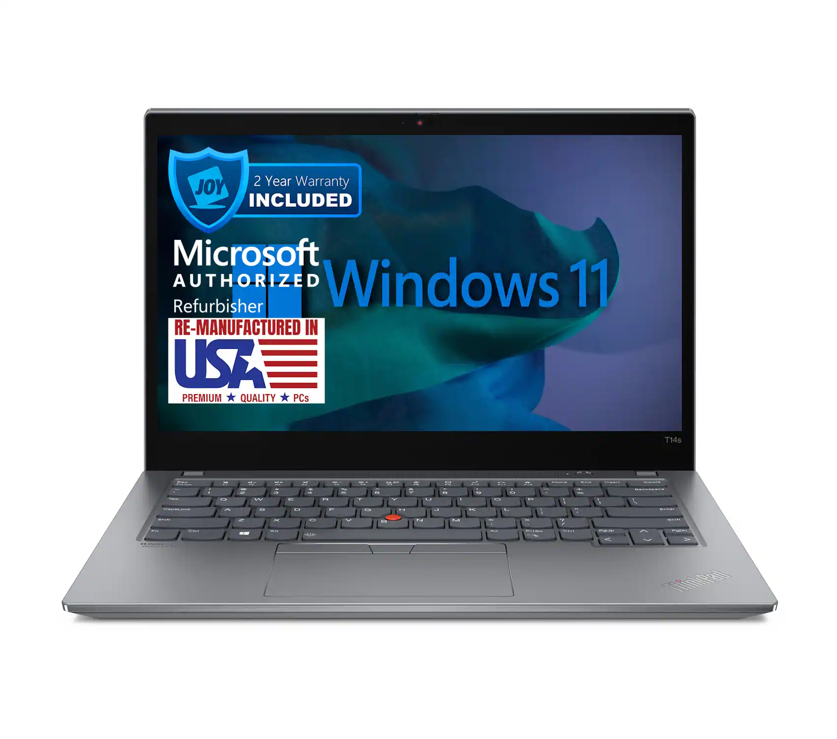 Lenovo - Refurbished Excellent - ThinkPad T14S G2 Core i7-1185G7 3.0GHz, 16GB, 256GB SSD, 14" FHD Touch, Windows 11 Pro (Refurbished) - Black