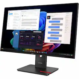 Lenovo - ThinkVision T27UD-40 27" Class 4K UHD LED Monitor - 16:9 - Eclipse 27" Viewable - In-plane Switching - Black