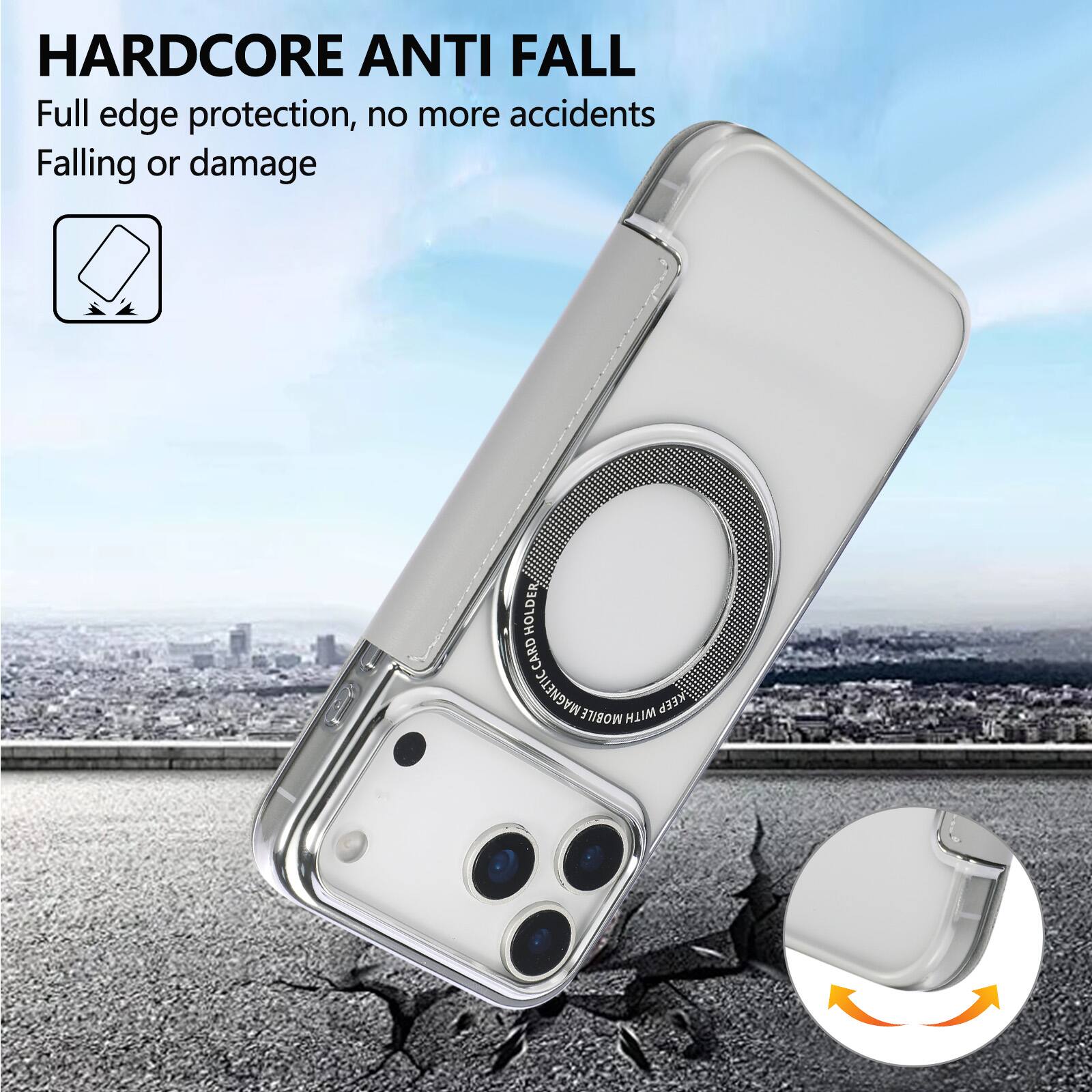 HARDCORE ANTI FALL

Full edge protection, no more accidents
Falling or damage