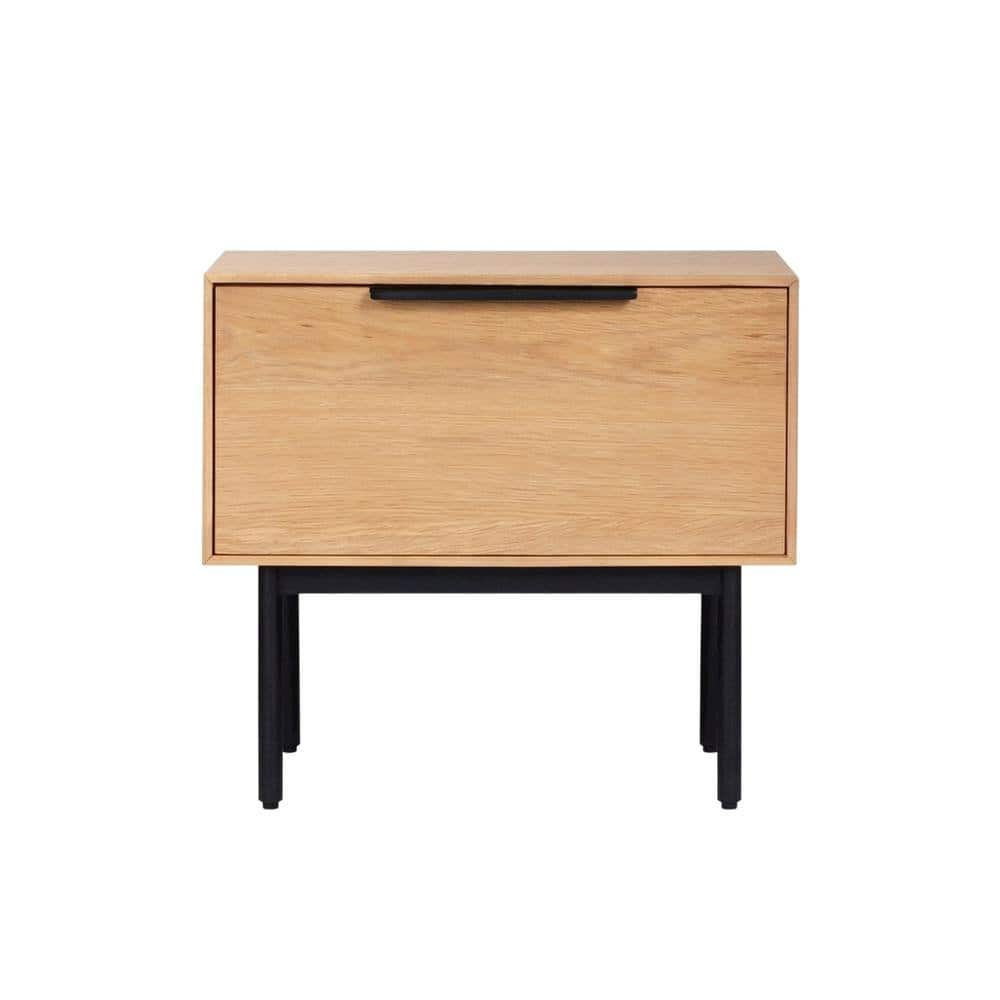 Starlight Canyon Home - Modern Nightstand with Natural Wood Finish - Light Oak