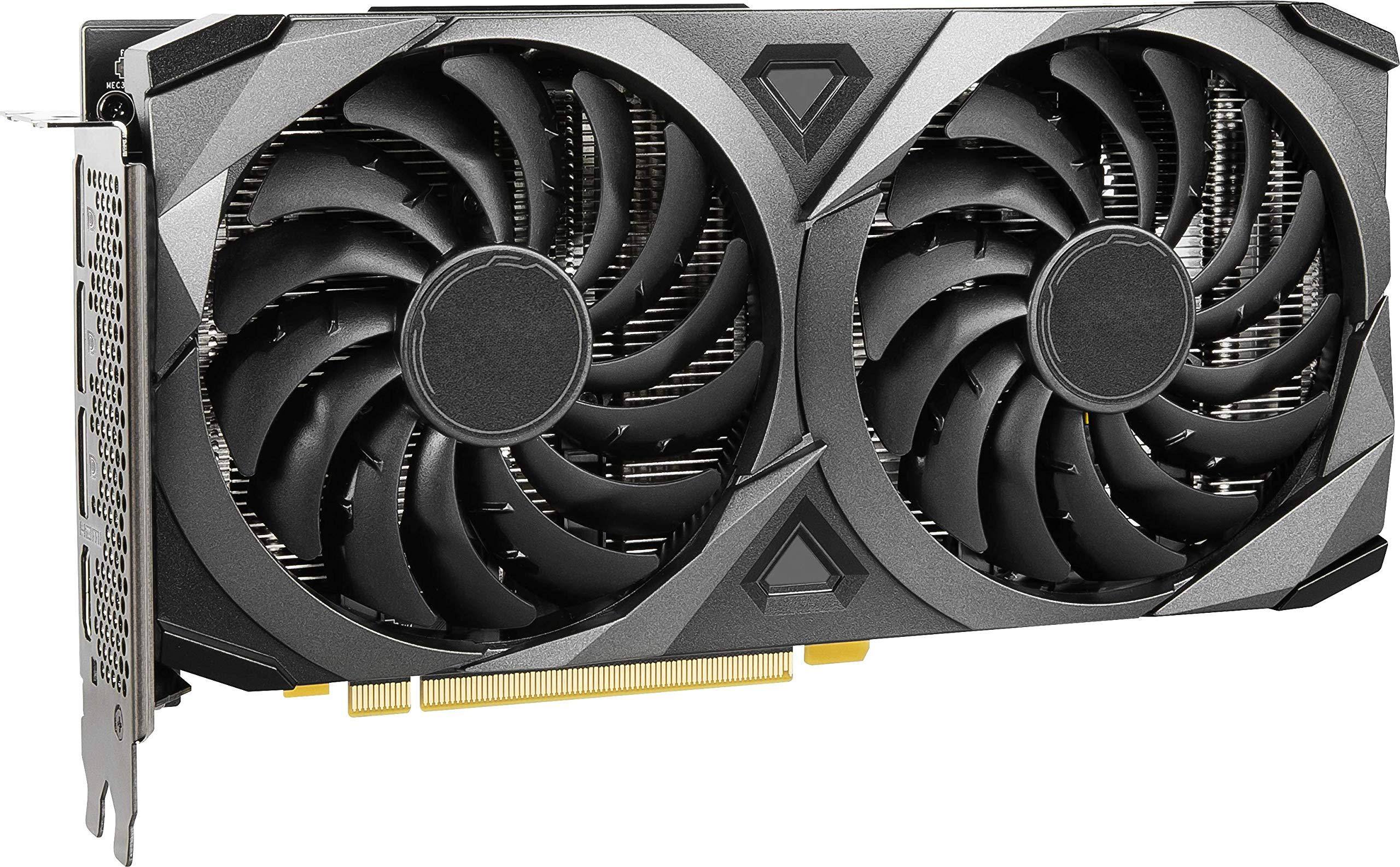 Alt View 1. Dazzling Pops - MSI GeForce RTX 3060 Ventus 12G OC Gaming Graphics Card NVIDIA RTX 3060 GDDR6 Memory 192 bit.