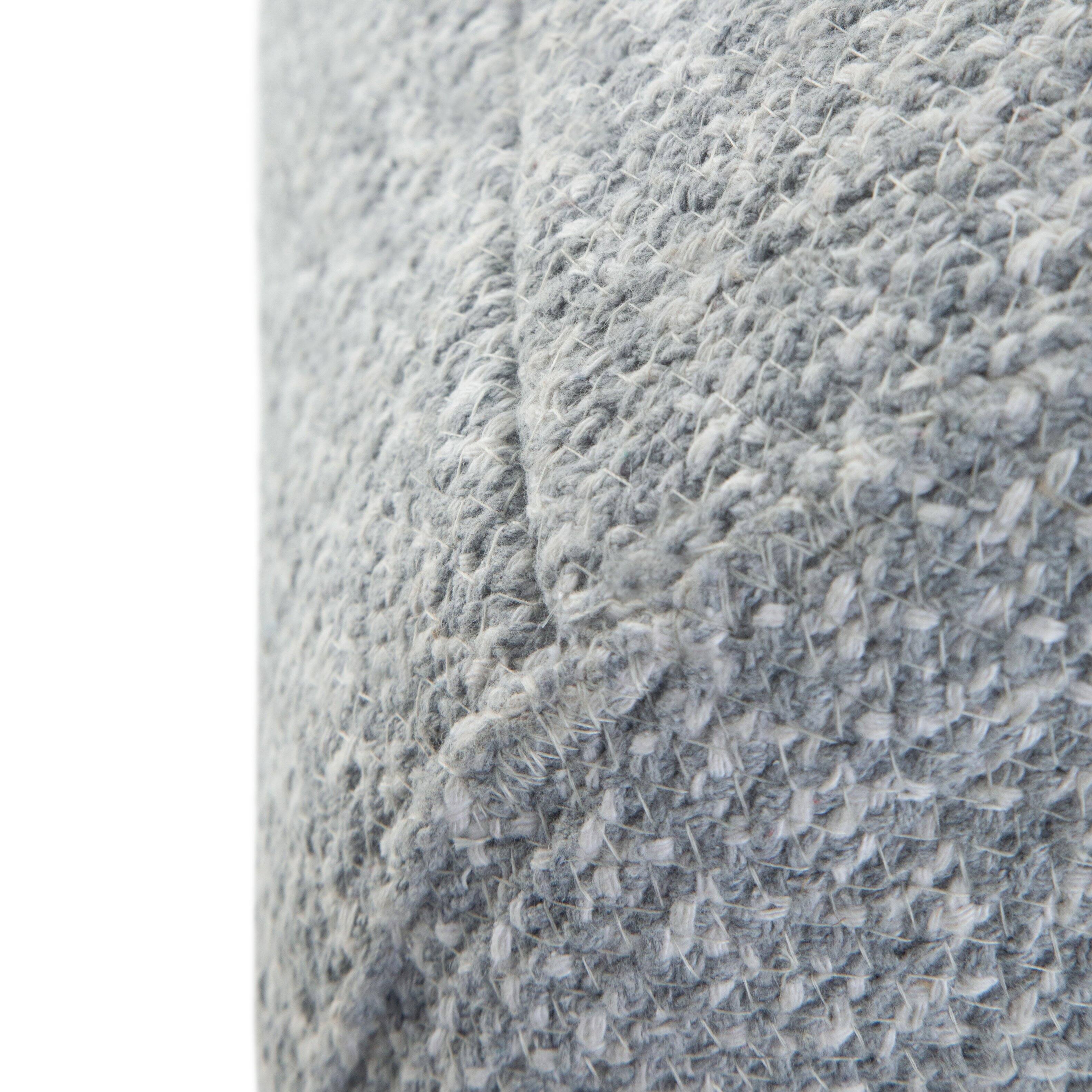 Alt View 12. Simpli Home - Bayley Round Braided Pouf - Blue, Natural.