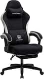 GTPlayer - Ergonomic Gaming Chair with Breathable Fabric - Black