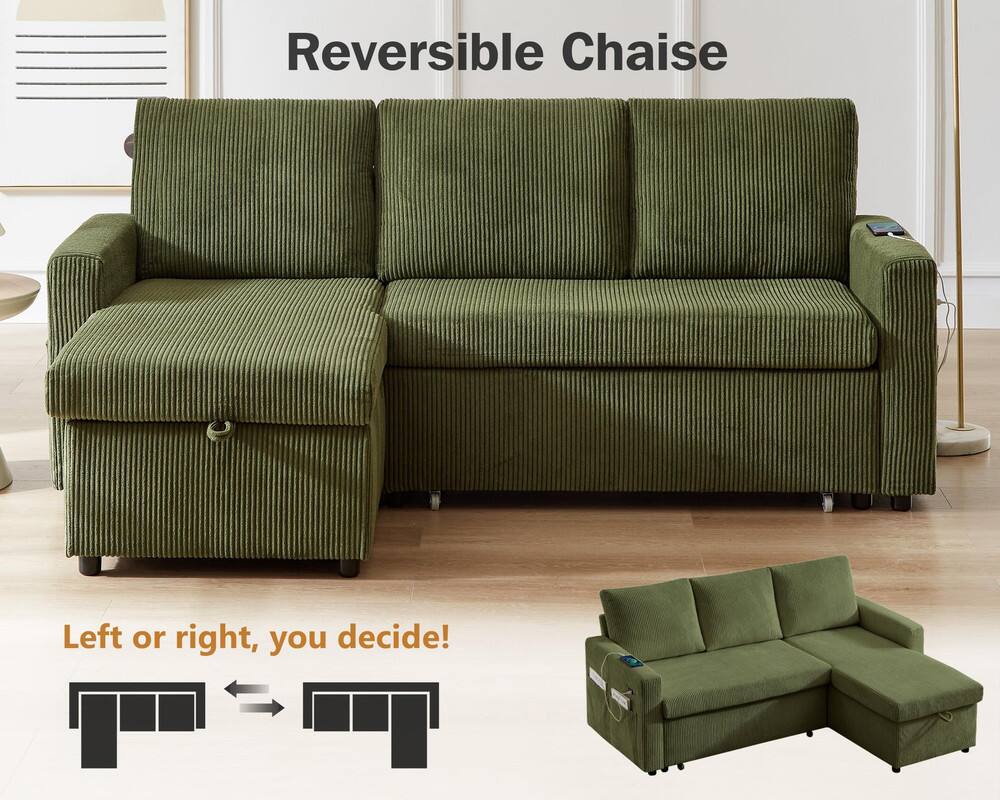 Reversible Chaise: Left or right, you decide!