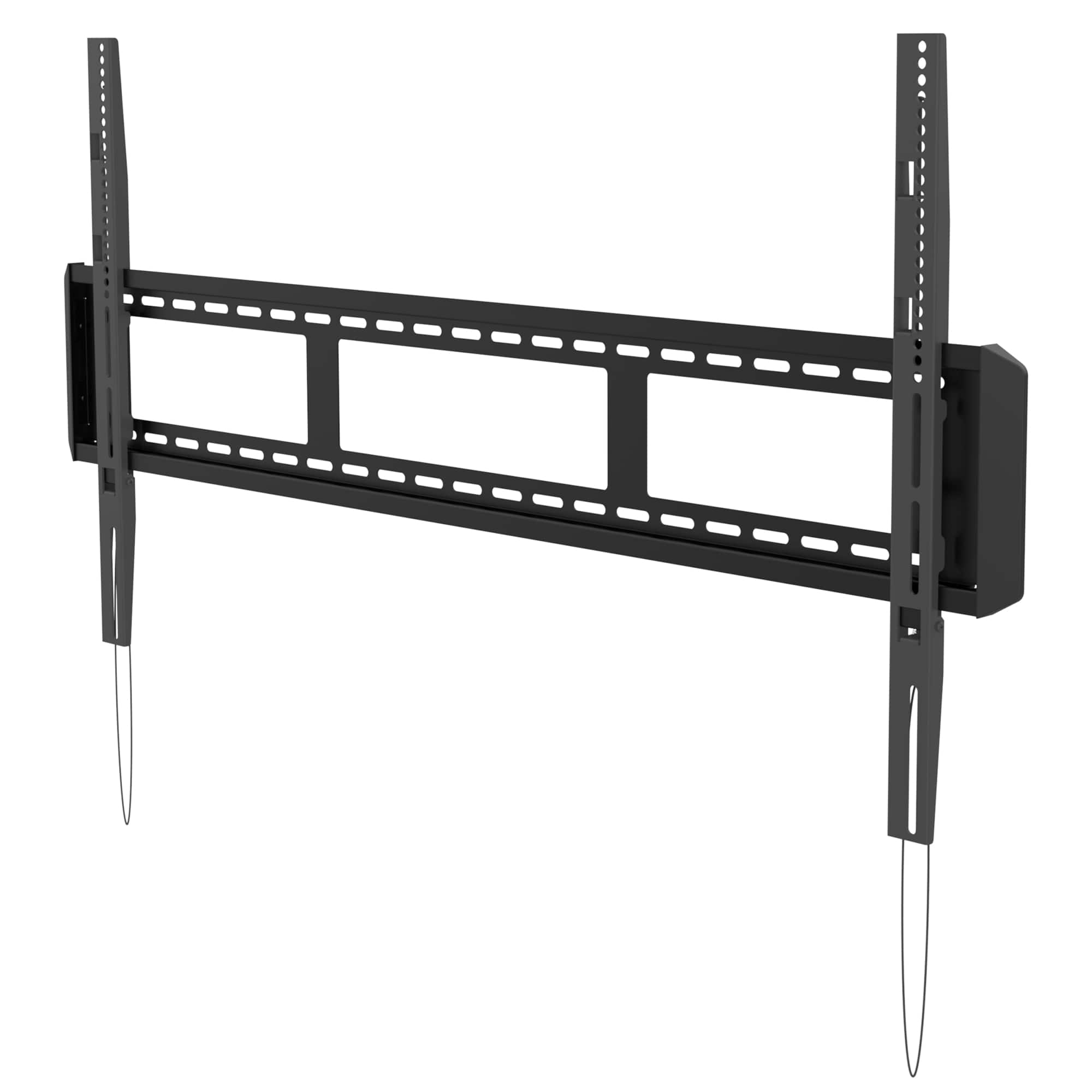 Kanto - Low Profile Fixed TV Wall Mount for 55" - 120" TVs - Black