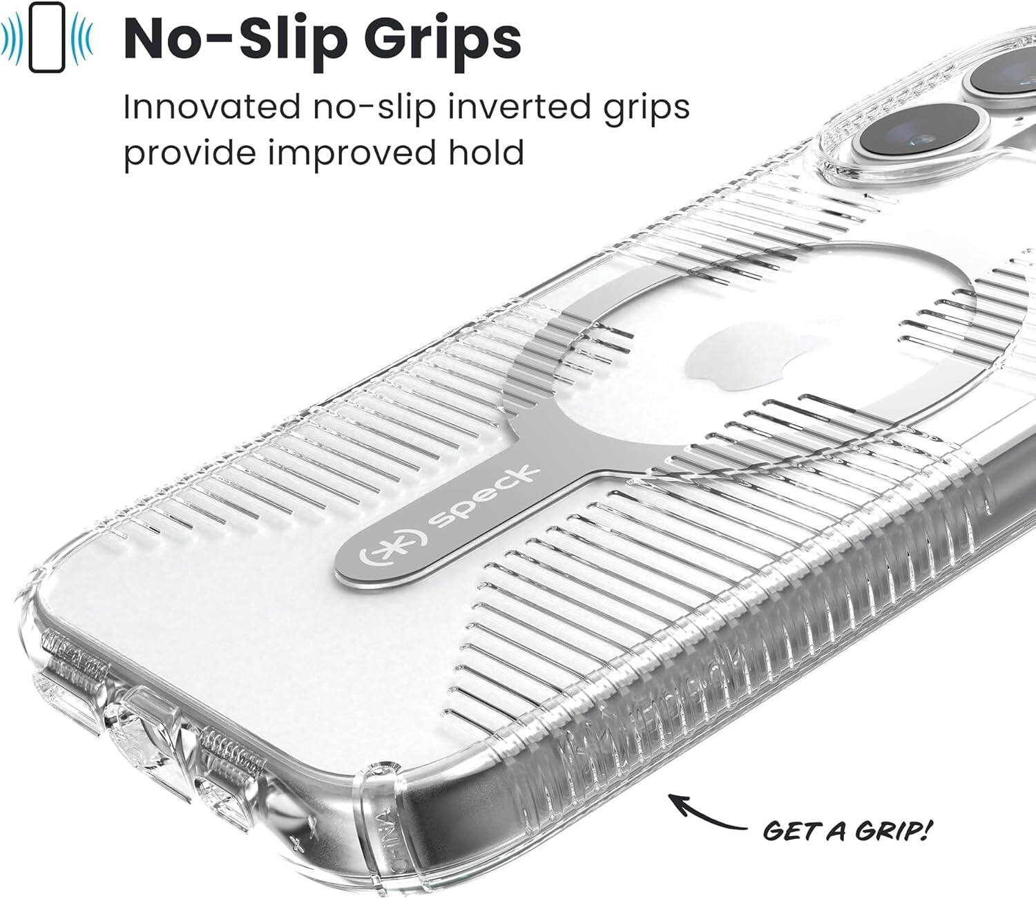 No-Slip Grips

Innovated no-slip inverted grips provide improved hold

GET A GRIP!