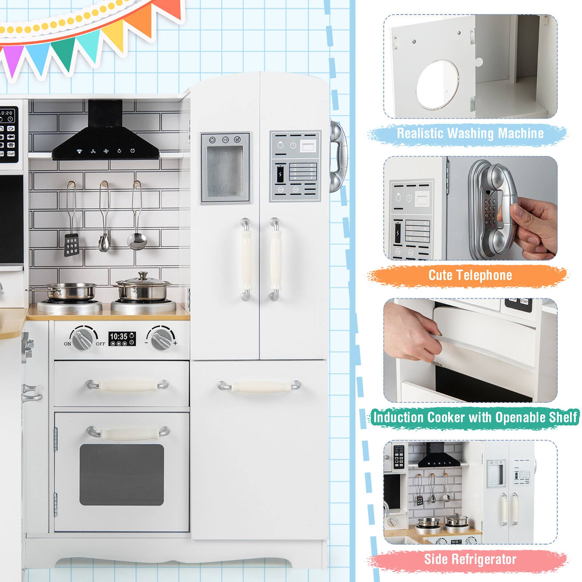 - Realistic Washing Machine
- Cute Telephone
- Induction Cooker with Openable Shelf
- Side Refrigerator
